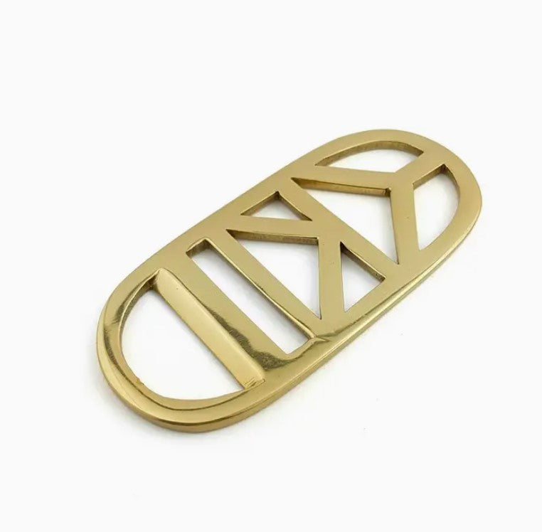 Geometric Brass Bottle Opener